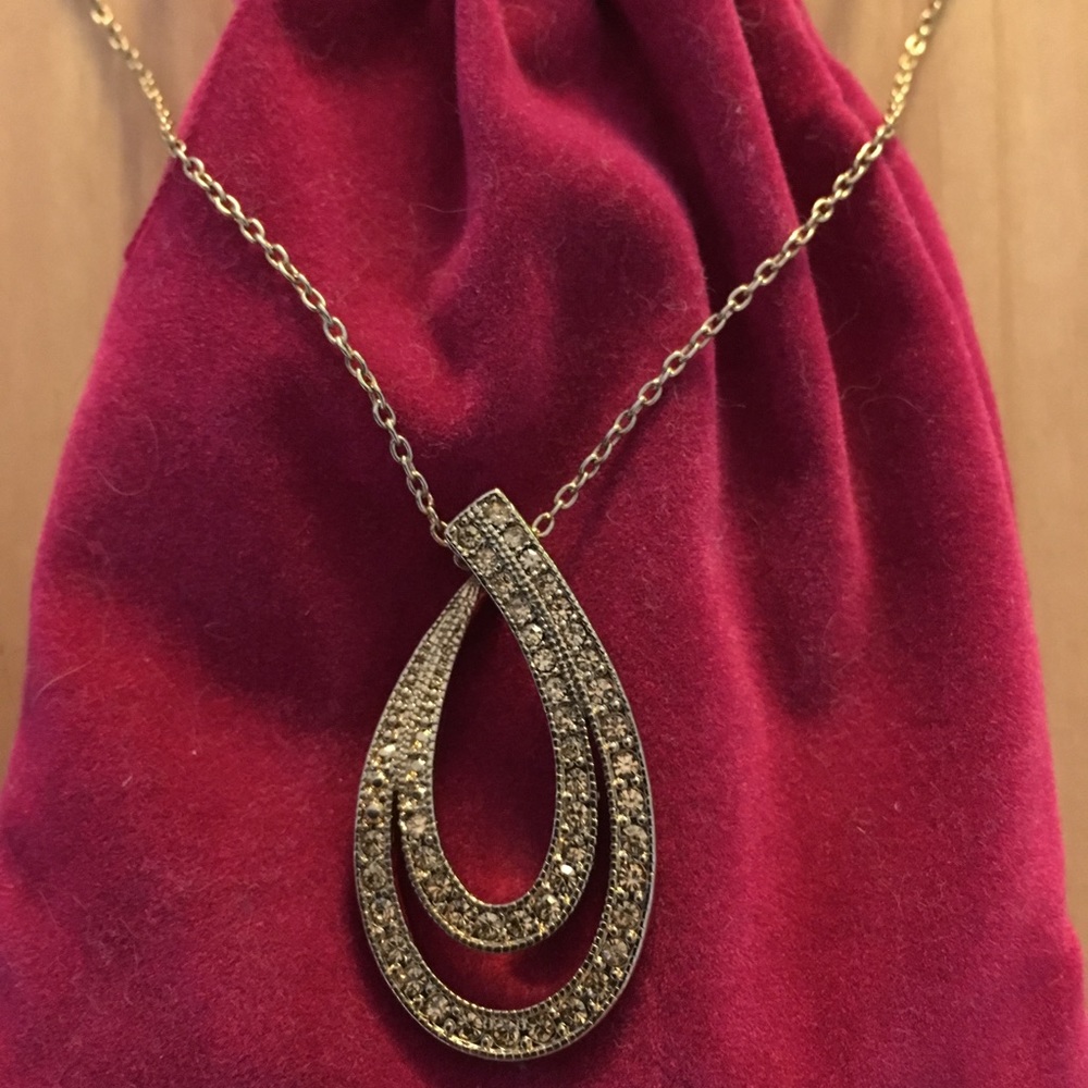 Monet Gold Crystal Necklace